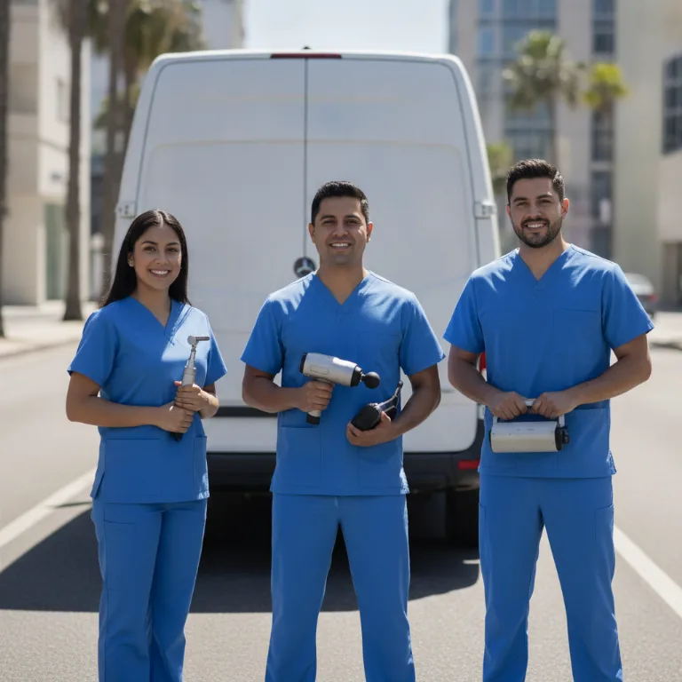 Quiroprático equipe em Jose Bonifacio